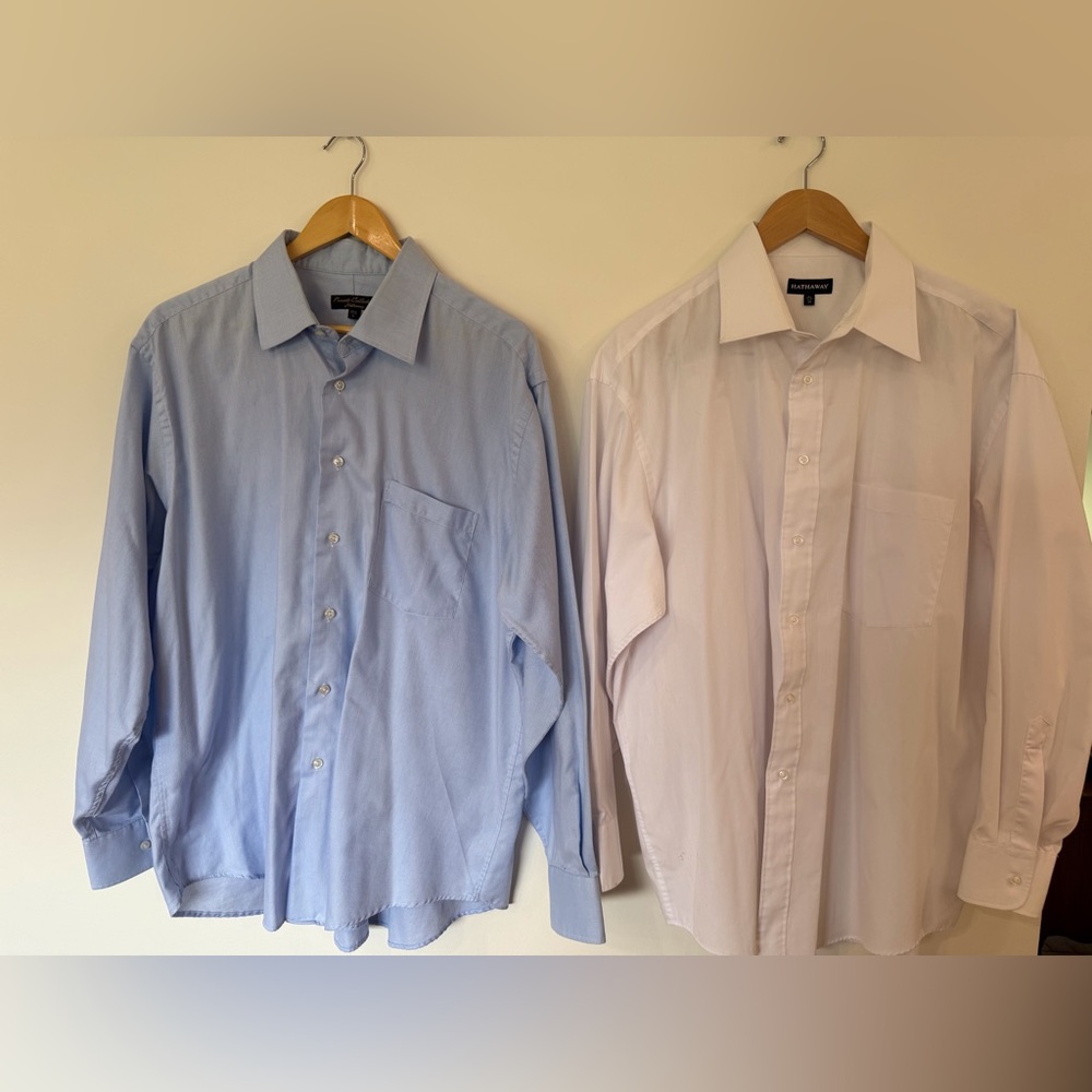 Men's Hathaway Classic Blue and White Shirts